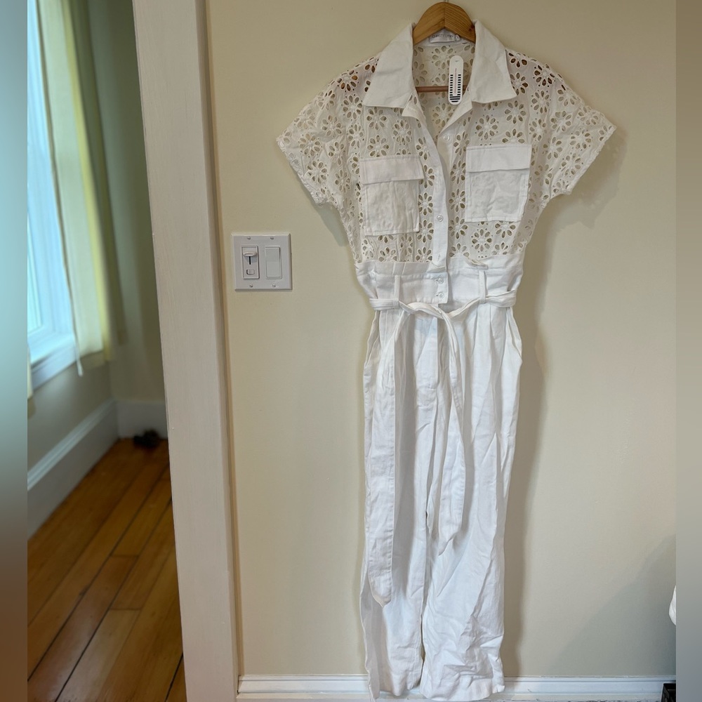Christy Lynn White Jumpsuit